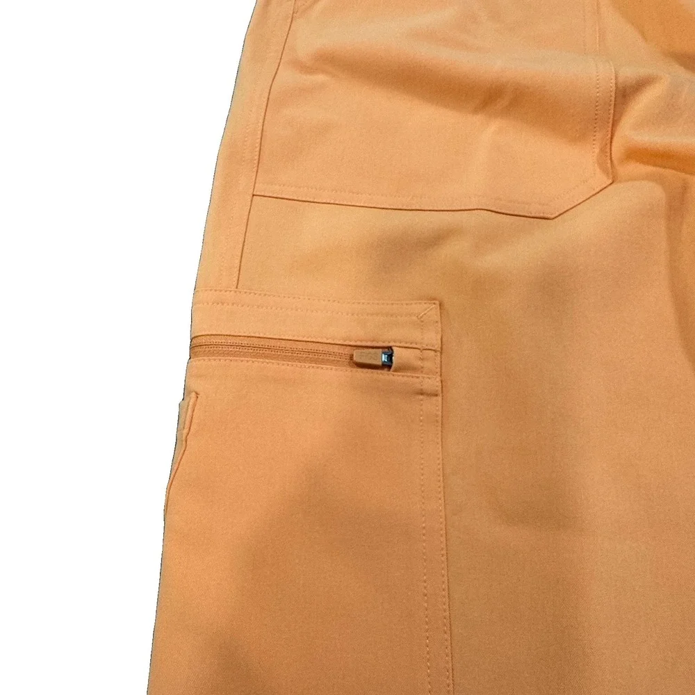 Figs Cairo Cargo Men's Sz LT NWT Orange Creamsicle Scrub Pants
